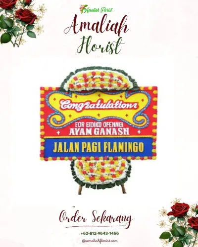 Bunga Papan Congratulation di Rumah Duka Bsd City